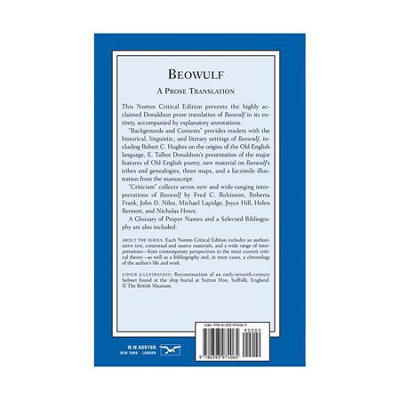 Beowulf A Prose Translation by Nicholas Howe E Talbot Donaldson back